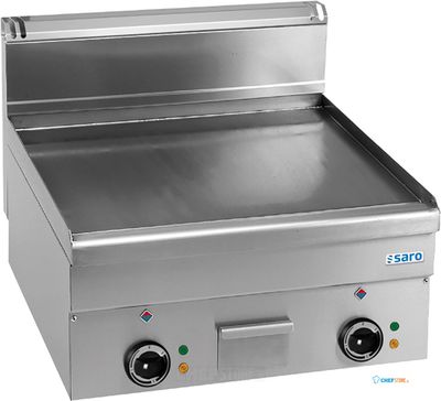 SARO Elektrische Grillplaat Glad Tafelmodel 600x600 Model EFT66L - 504-1110 1
