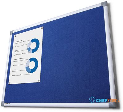 Scritto® Prikbord Vilt Blauw 100 X 200 cm - FBN100X200BLUE