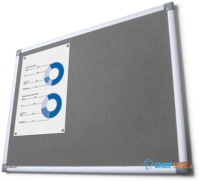 Scritto® Prikbord Vilt Grijs 100 X 200 cm - FBN100X200GREY