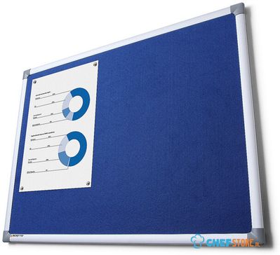 Scritto® Prikbord Vilt Blauw 90 X 120 cm - FBN90X120BLUE