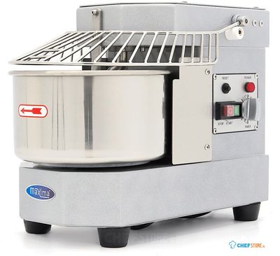 Maxima Spiraalkneder - 8 L - 4,5 Kg Deeg - Zilvergrijs - 09361002