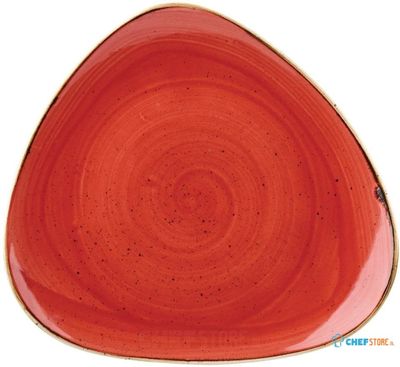 Churchill Stonecast Berry Red Lotus Bord 30.5 cm Pak van 6 - DB065