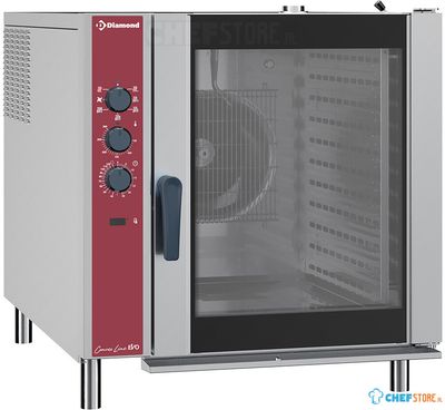 Elektrische Convectie Oven - 10x GN 2/1 - Automatische Luchtbevochtiger - Diamond CFE102/N 1