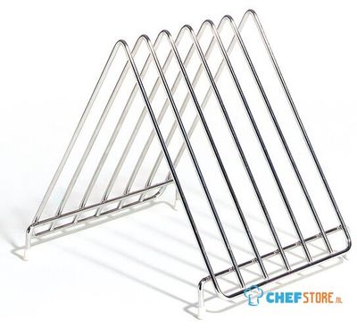 Holder In Stainless Steel For 6 Cutting Boards Maximum 3 cm Thickness, virtus Z/LKCB004 1