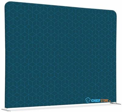 Syna Scheidingswand Textiel 150-150 Dubbelzijdig Hexagon Blauw - ZWSE150-150SSK-DSI13