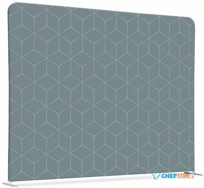 Syna Scheidingswand Textiel 200-150 Dubbelzijdig Hexagon Grijs - ZWSE200-150SSK-DSI15