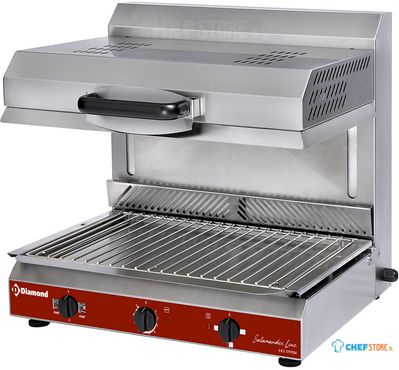 Vitrokeramische salamander | Mobiele bovenkant | 2 branders | SA/60VC-SW | Diamond 1