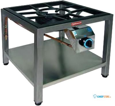 Gasbrander paella, Ø25cm op onderstel (10 kW) | Diamond | BPG/10-SP 1