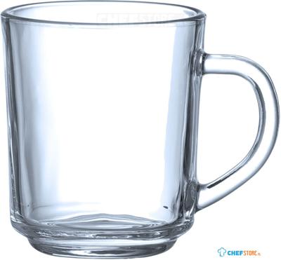 HENDI 424490 Glazen mok, , 0,24L, Diameter ⌀ 73 mm - Hoogte 88 mm