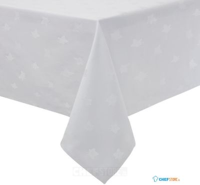 Mitre Luxury Luxor tafelkleed wit 230 x 230cm | GW451