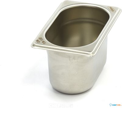 Maxima Gastronorm Bak - 1/9 GN - 10 cm Diep - RVS - 09367548