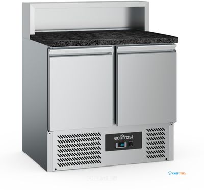 ECOFROST 7950.5091 PIZZAWERKBANK 2D 5xGN 1/6 ZWART