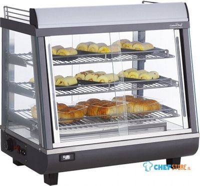 Warmhoudvitrine (Cap.62X27/31/34Cm) | CaterChef | 688078 1