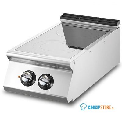 Mastro Inductieplaat, Tafelmodel, 2 Kookzones Ø 220 Mm Elk 3,5 Kw | VS7040INDT7 1