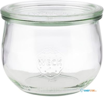 Aps Weckpotten Met Deksel 580ml (6 Stuks), APS FT200