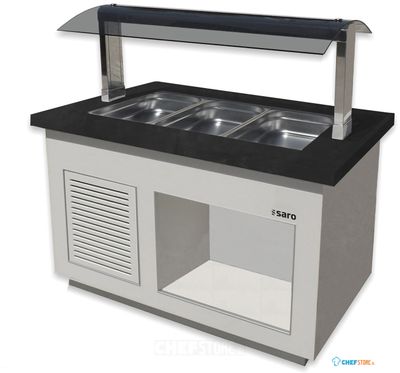 SARO Saladebar Model PREMIUM LINE SB K 130 Wit - PREMIUM LINE- SB-K 130 WIT 1