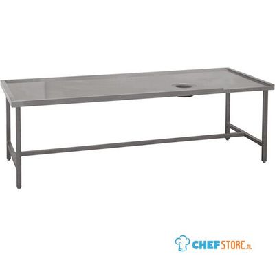 Left Sorting Table With Hole, For Right Exit Machines, W=1600 mm, Mastro Z/E717096 1