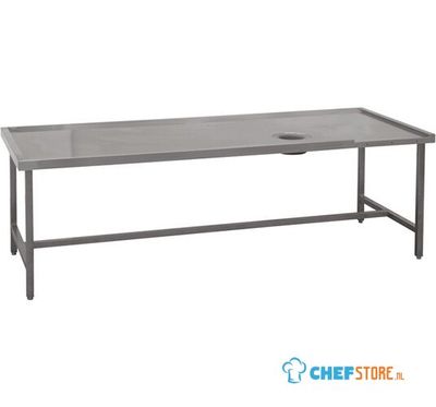 Left Sorting Table With Hole, For Right Exit Machines, W=1800 mm, Mastro Z/TTCS100180 1