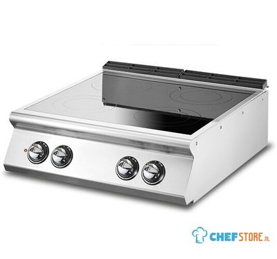 Induction Plate - Top Version - 4 Cooking Zone Ø 220 mm Each 5,0 KW - VS7080INDT20 1