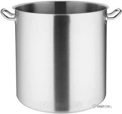 Rvs Kookpan|  Hoog Model | 49 liter liter | Vogue | T556