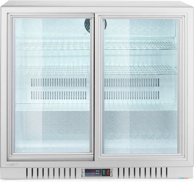 Arktic 236918 Backbar koelkast met schuifdeuren, , 150L, Zilver, 220-240V/160W, 900x520x(H)840mm