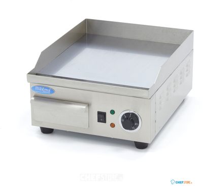 Maxima Grillplaat - Glad Chroom - 36 cm - incl. Opvangbak - 09365162