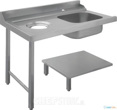 Aanvoertafel links | Afval | Spat | Bartscher | 109772 1