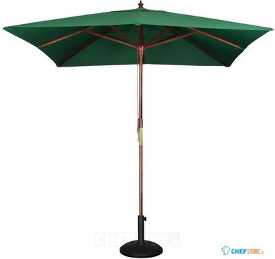 Bolero vierkante groene parasol 2,5 meter | GH989