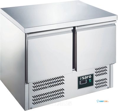 SARO Gekoelde Werkbank met 2 Deuren Model ES 901 S/S TOP