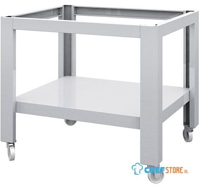 Stand in Stainless Steel With Shelf and Castors For Pizza Oven CAB0120 - Z/PSTMASM4 1