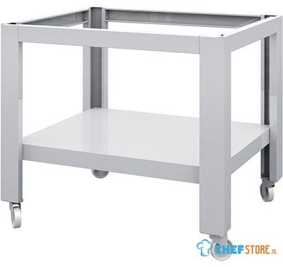 Stand in Stainless Steel With Shelf and Castors For Pizza Oven CAB0122 - Z/PSTMASM6 1