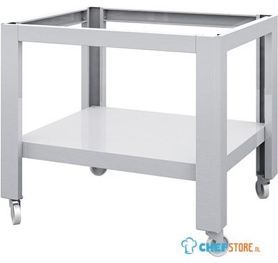 Stand in Stainless Steel With Shelf and Castors For Pizza Oven CAB0121 - Z/PSTMASM8 1