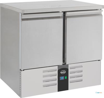Vrieswerkbank 2 Deuren | Compact Line | -10°C/-20°C | Combisteel | 7450.0079