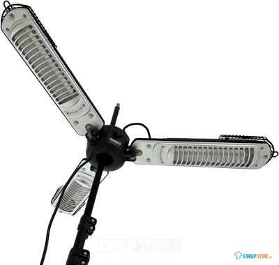 X1026 Radiant heater 2000W, sunshade