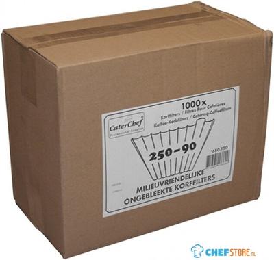 Korffilter (Ongebleekt) | CaterChef | 680150 1