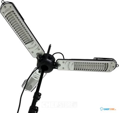 X1026 Radiant heater 2000W, sunshade