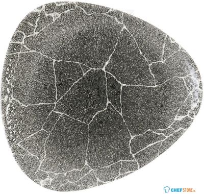 Churchill Super Vitrified Churchill Kintsugi Reverse Quartz Black Lotus Bord 22.9 cm Pak van 12 - DX811