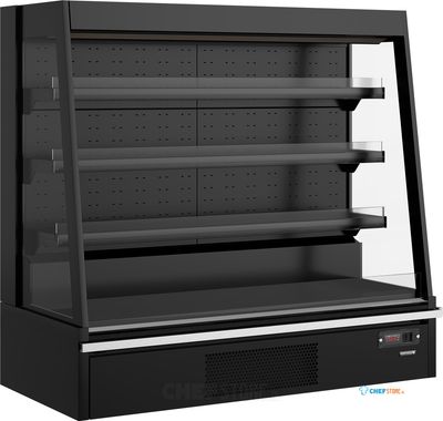 TEFCOLD GALAXY+ GPL14 BLACK HC Multideckkoeler, supermarkt