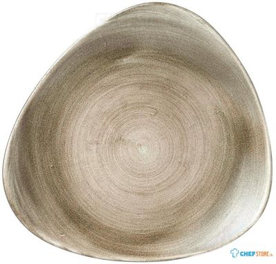 Churchill Stonecast Patina Antique Taupe Lotus Bord 25.4 cm Pak van 12 - FD863