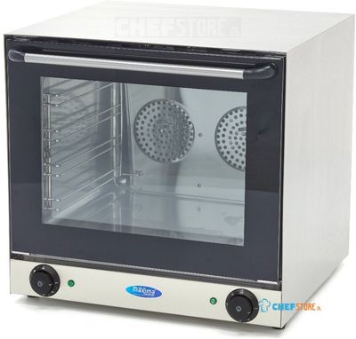 Maxima Heteluchtoven - 4 Bakplaten - Ingebouwde Timer - tot 300°C - 09300420