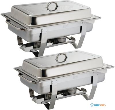 Olympia Milan chafing dish set 2 stuks | S300