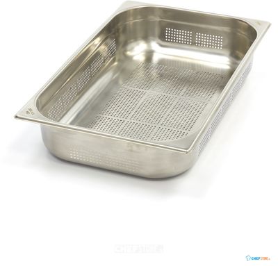 Maxima Gastronorm Bak - 1/1 GN - 10 cm Diep - RVS - Geperforeerd - 09367603