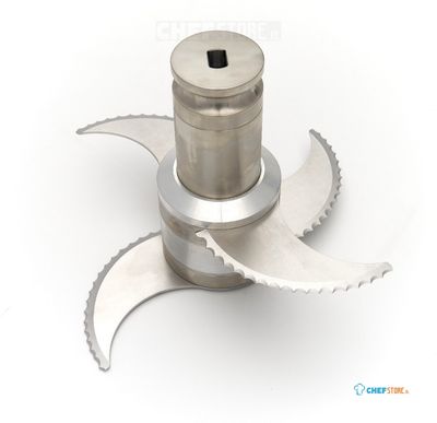 Maxima Keukenmachine / Cutter 70L - Messenblok - Gekarteld - 09399498