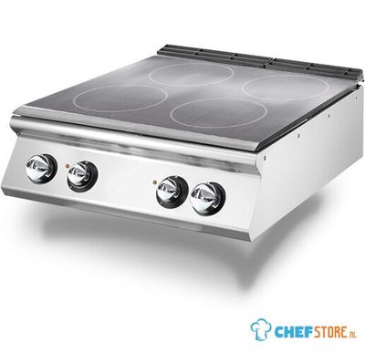 Mastro Electrische Vaste Top, Tafelmodel, 4 Kookdelen | VS7080TPET 1