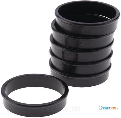 Matfer Bourgeat Exoglass Taartringen 80(Ø)mm (6 Stuks) - Matfer Bourgeat FA984