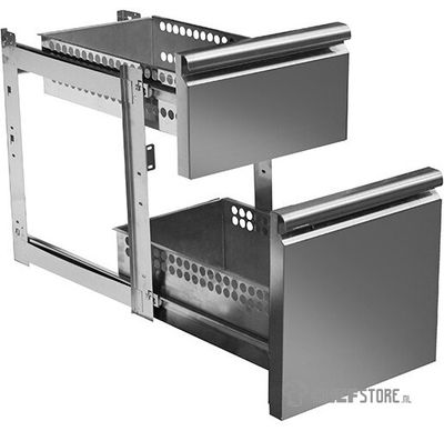 Mastro Ladeset Met "Geruisloos Sluiten" 1X 1/3 - 1X 2/3 Voor Gekoelde Werkbanken 700 Mm - Virtus-Lijn | Z/FVDSC23 1