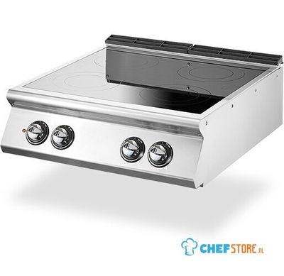 Mastro Inductieplaat, Tafelmodel, 4 Kookzones Ø 220 Mm Elk 3,5 Kw | VS7080INDT14 1