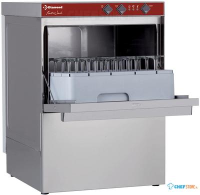 Horeca glazen-vaatwasser | 45 x 45 mand | Afvoerpomp | 230V | 046D/6-PS | Diamond 1