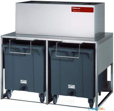 Diamond Opslagbakken met wielen van 2x 108 kg, voor volle ijsblokjes | DROLBIN/15 1