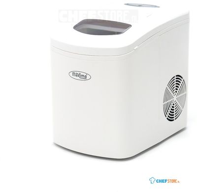 09100505 IJsblokjesmachine - 10-12 Kg/Dag- Holle IJsblokjes - Luchtgekoeld - Wit